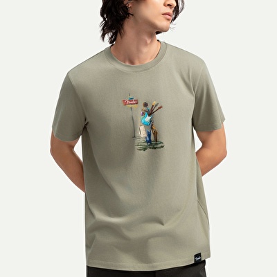 KAFT X FENDER X ZUHAL En Route - Concrete New - Tasarım T-Shirt - Unisex